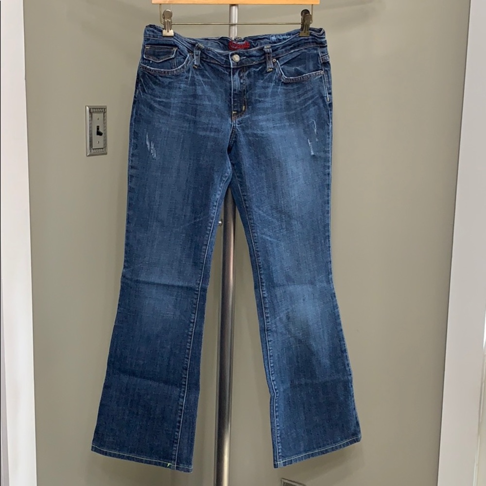 Blue Cult Women distressed bootcut jeans